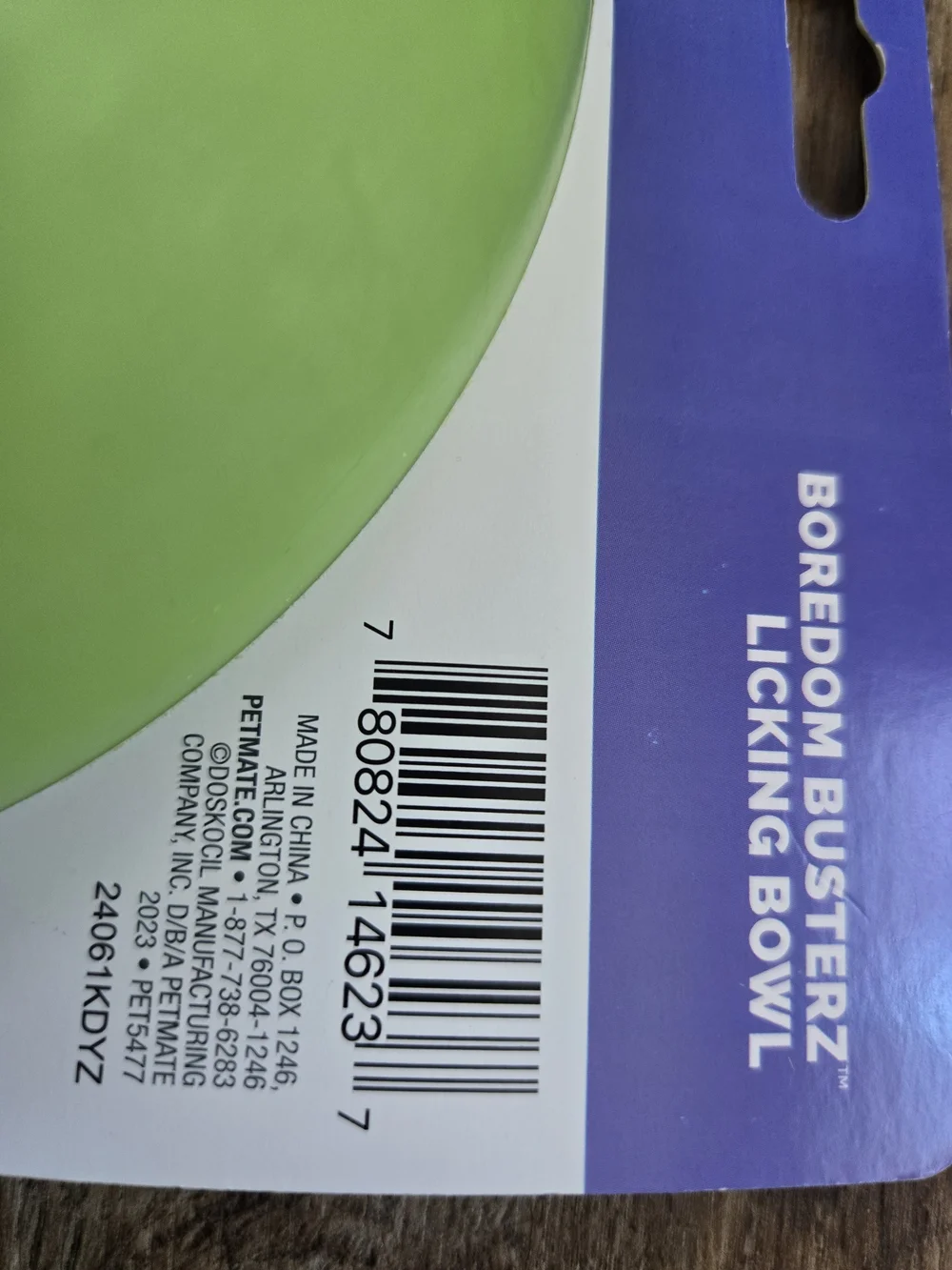 Boredom Buster Lime Green Calming Licking Bowl- 2 Pack